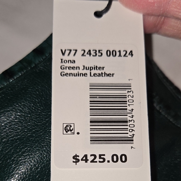 BRAHMIN IONA LEATHER TOTE in GREEN JUPITER. NWT EXCLUSIVE - Picture 14 of 15